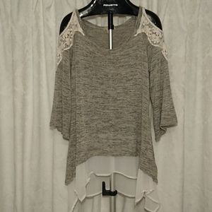 Energe' cold shoulder top.